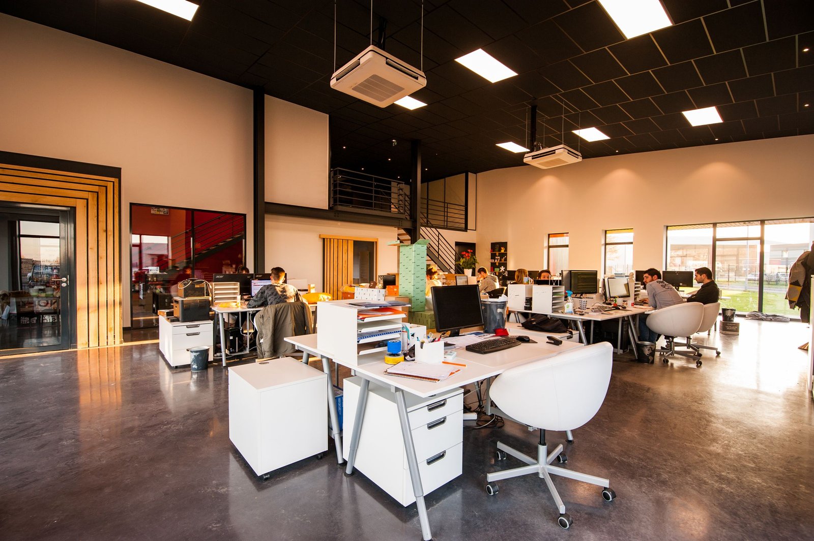 Simple office interior